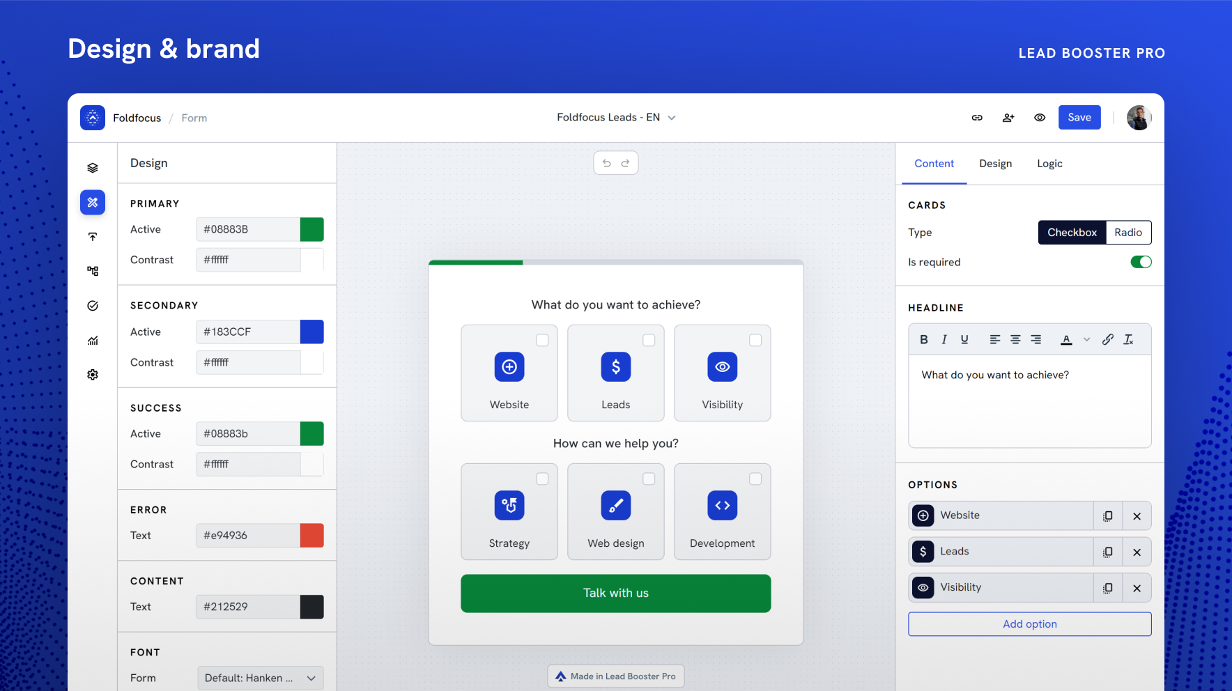 screenshot of Lead Booster Pro